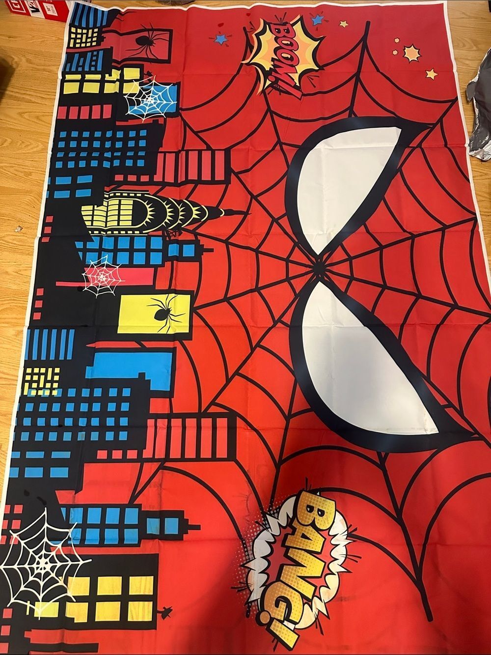 Superhero Spider-Man Backdrop 6x4ft
